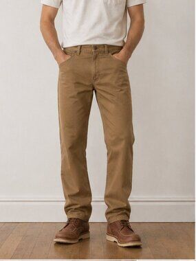 Polo Men's Camel Tan Cotton Canvas Chinos
